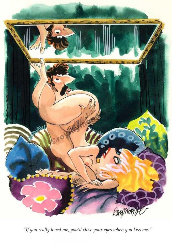 Vintage Playboy Cartoon Comic Art Close Your Eyes Roy Raymonde